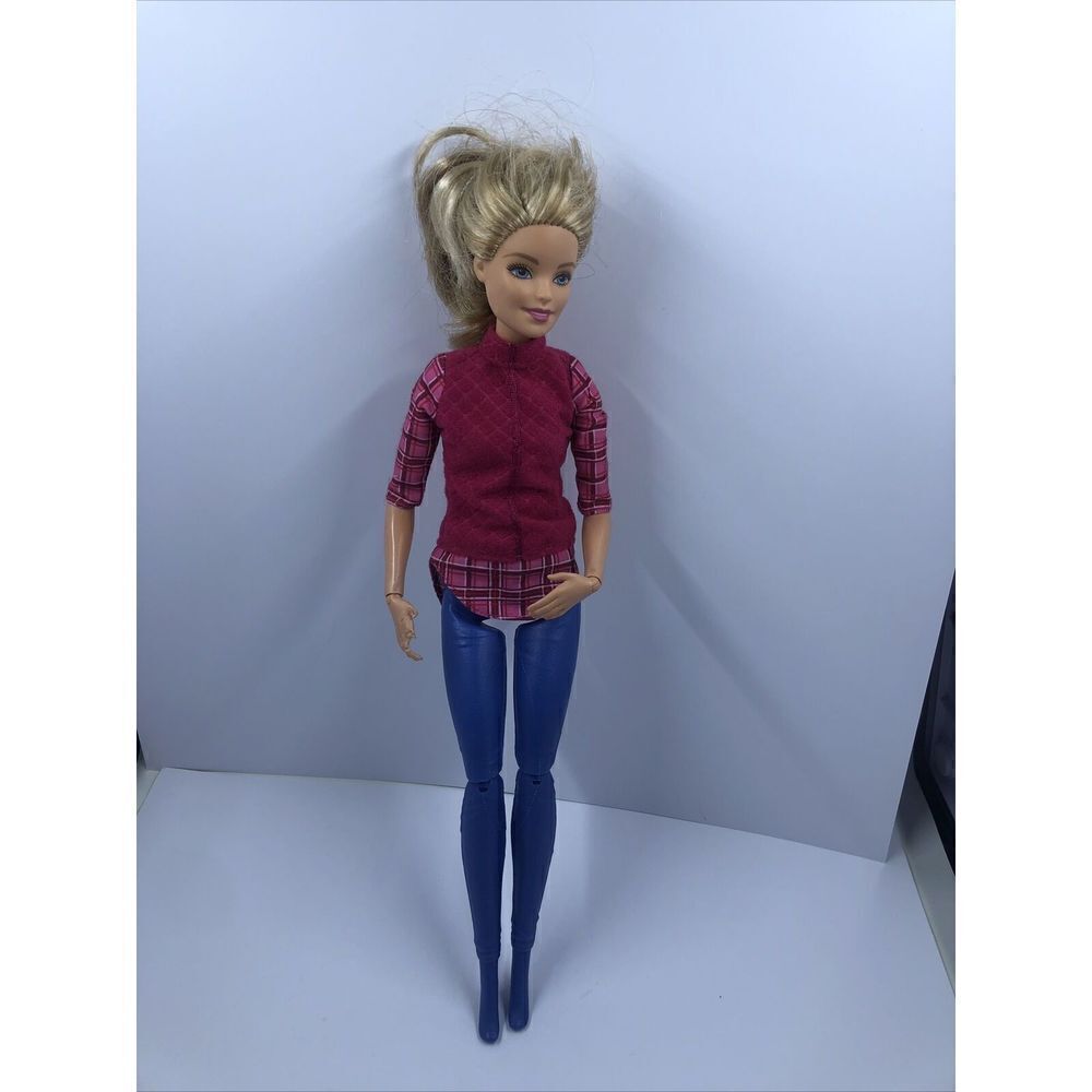 Mattel Barbie Doll Blue Beautiful Eyes Jointed Hands Arms Legs Head Cowgirl READ